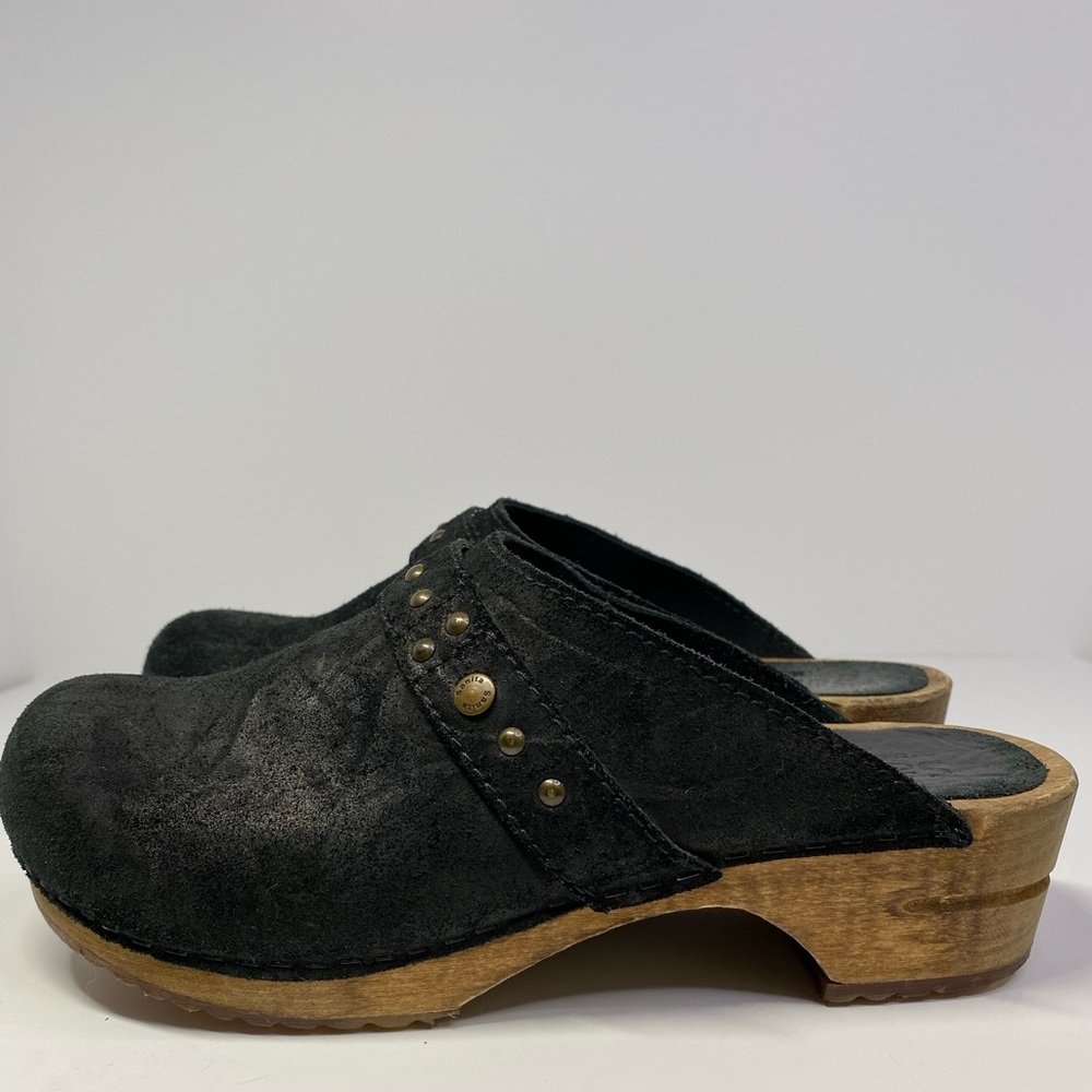 Sanita clogs 38, 7.5 black
